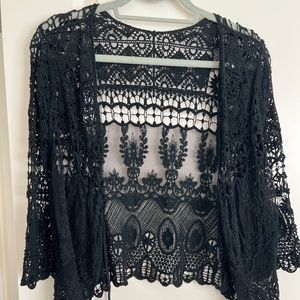 Black Lace Shrug